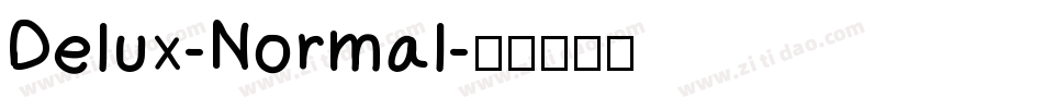 Delux-Normal字体转换