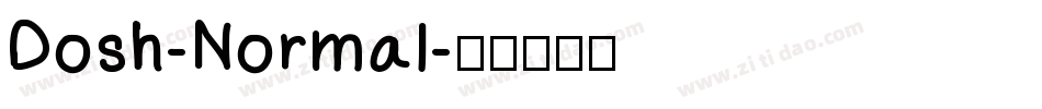 Dosh-Normal字体转换