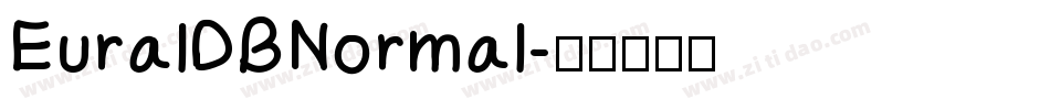 EuralDBNormal字体转换
