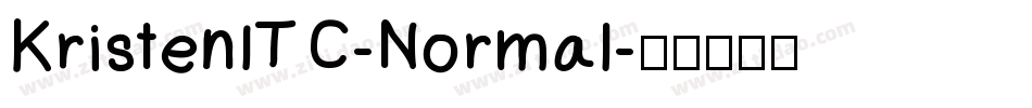KristenITC-Normal字体转换