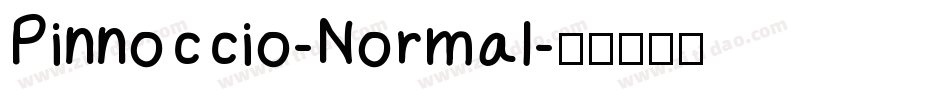 Pinnoccio-Normal字体转换 Pinnoccio-Normal字体转换
