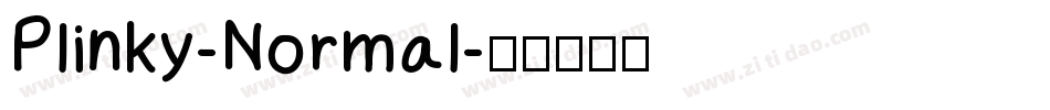 Plinky-Normal字体转换