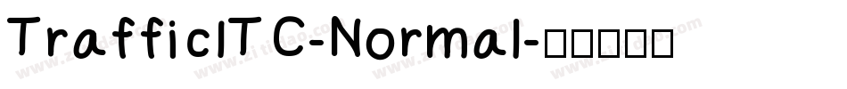 TrafficITC-Normal字体转换