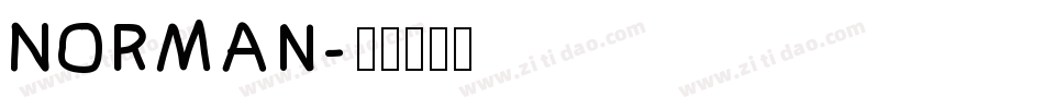 Norman字体转换