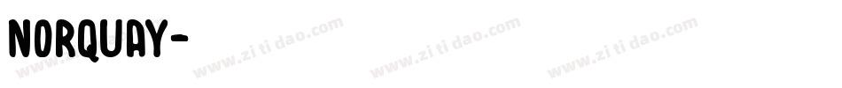norquay字体转换