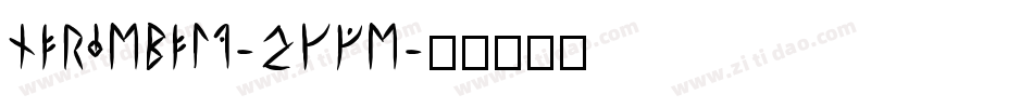 NorseBold-2Kge字体转换