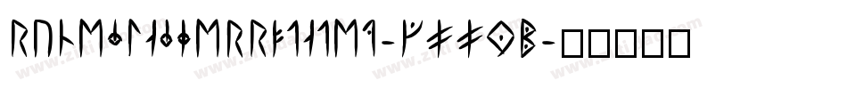 RuneSlasherRotated-GOO0P字体转换