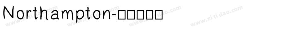 Northampton字体转换