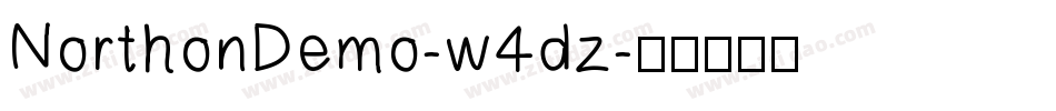 NorthonDemo-w4dz字体转换