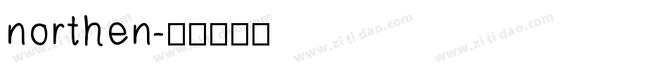 northen字体转换