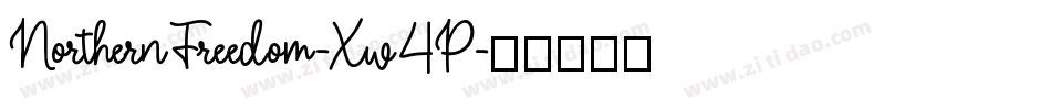 NorthernFreedom-Xw4P字体转换
