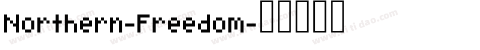 Northern-Freedom字体转换