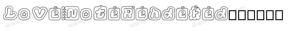LoveNoteRendered字体转换