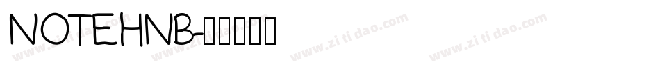 NOTEHNB字体转换
