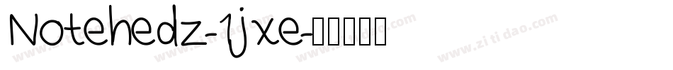 Notehedz-1jxe字体转换