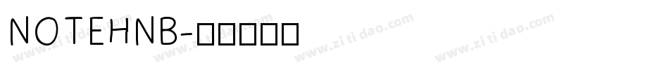 NOTEHNB字体转换