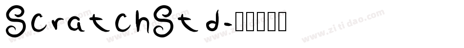 ScratchStd字体转换