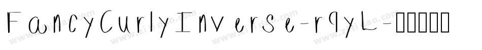 FancyCurlyInverse-r9yL字体转换