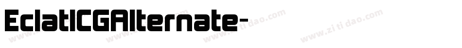 EclatICGAlternate字体转换
