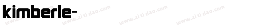 kimberle字体转换