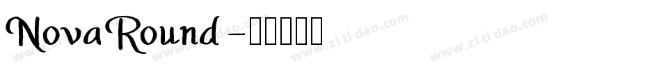 NovaRound字体转换