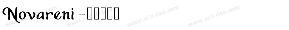 Novareni字体转换