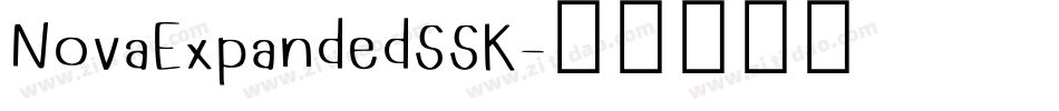 NovaExpandedSSK字体转换