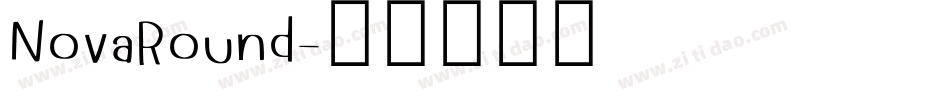 NovaRound字体转换