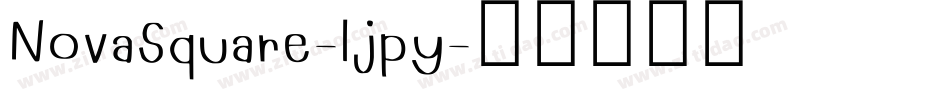 NovaSquare-ljpy字体转换