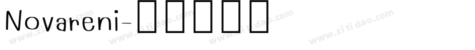 Novareni字体转换