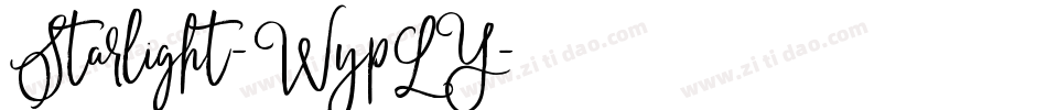 Starlight-WypLY字体转换