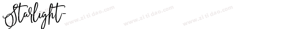 Starlight字体转换