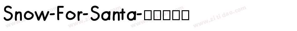 Snow-For-Santa字体转换