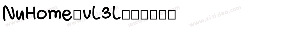 NuHome-vL3L字体转换