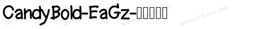 CandyBold-EaGz字体转换