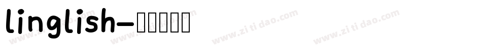 linglish字体转换