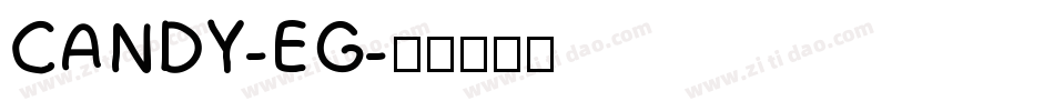 CANDY-EG字体转换