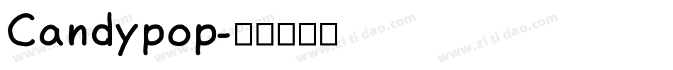 Candypop字体转换