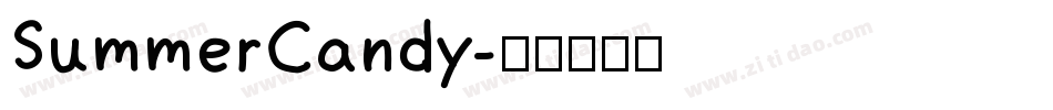 SummerCandy字体转换