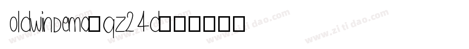 OldwinDemo-qZ24d字体转换