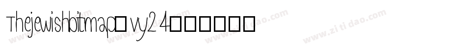 Thejewishbitmap-vy24字体转换