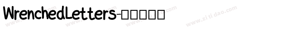 WrenchedLetters字体转换