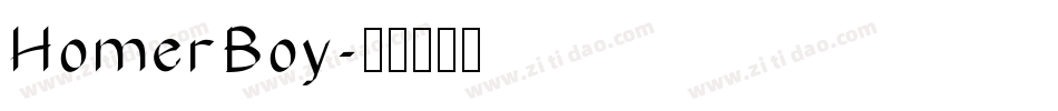 HomerBoy字体转换
