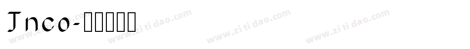 Jnco字体转换