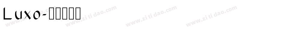 Luxo字体转换