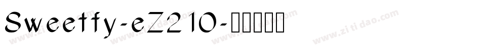 Sweetfy-eZ21O字体转换