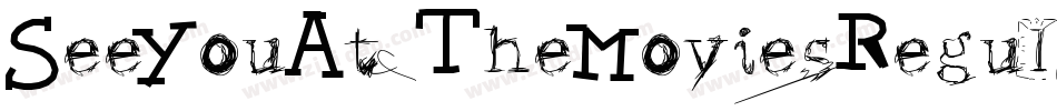 SeeYouAtTheMoviesRegular-PDOr字体转换
