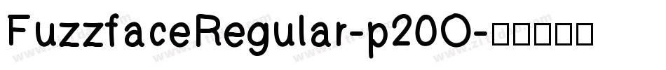 FuzzfaceRegular-p20O字体转换