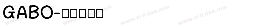GABO字体转换