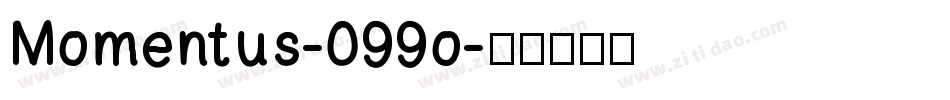 Momentus-099o字体转换